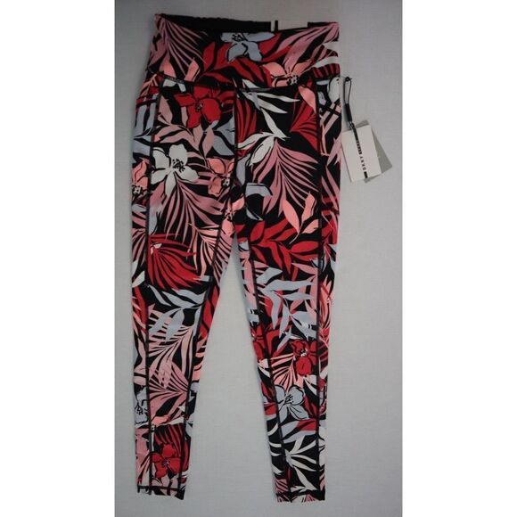 DKNY DP2P2950 Women's Sz XS Bubblegum Pink Printed High-Waist 7/8 Leggings $70+ - Picture 1 of 7
